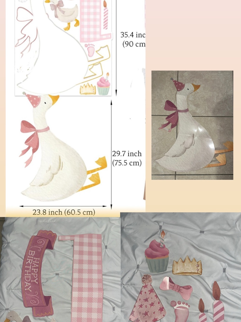 One Silly Goose Birthday Decor 1st Birthday Party